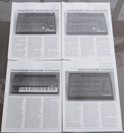 Oberheim-Performance System etc. promos